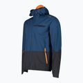 Vyriška softshell striukė CMF Zip Hood bluesteel 3