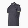 Vyriški polo marškinėliai CMP 34D5987 black/blue 3