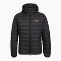 Vyriška striukė EA7 Emporio Armani Train Core Id Down Light Jacket Hoodie black