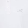 Vyriški polo marškinėliai EA7 Emporio Armani Core Identity Polo white / silver logo 3