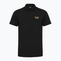 Vyriški polo marškinėliai EA7 Emporio Armani Core Identity Polo black / gold logo