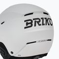 Slidinėjimo šalmas Briko Elio Visor matt white/black 8