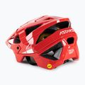 Dviračių šalmas Alpinestars Vector Tech A2 ryškiai raudonas/šviesiai pilkas blizgus 4
