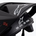 Dviratininko šalmas Alpinestars Vector Tech A1 juodas/šviesiai pilkas matinis 7