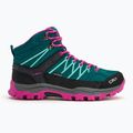 Jaunimo žygio batai CMP Rigel Mid lake / pink fluo 2