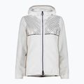 Moteriški CMP Fix Hood Fleece džemperis su gobtuvu White 32H0386/A001