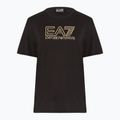Moteriški marškinėliai EA7 Emporio Armani Train Visibility black/gold