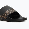 Šlepetės EA7 Emporio ArmaniWater Sports Tape full black / gold 7
