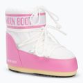 Moteriški sniego batai Moon Boot Icon Low Nylon pink/white