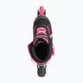 Vaikiški riedučiai su apsaugomis Rollerblade Microblade Combo Jr black/pink 5