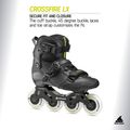 Vyriški riedučiai Rollerblade Crossfire LX black/lime 8