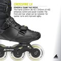 Vyriški riedučiai Rollerblade Crossfire LX black/lime 9