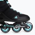 Moteriški riedučiai Rollerblade Sirio 80 W juoda/teal mėlyna 7