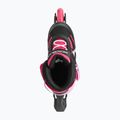 Vaikiški riedučiai Rollerblade Microblade Jr black/pink 7