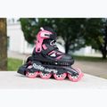 Vaikiški riedučiai Rollerblade Microblade Jr black/pink 8