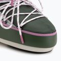 Moteriški sniego batai Moon Boot Icon Low Space Racing forest green/silver/pink 7