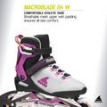 Moteriški riedučiai Rollerblade Macroblade 84 W light grey/violet/orange 8