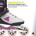 Moteriški riedučiai Rollerblade Macroblade 84 W light grey/violet/orange 9