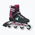 Moteriški riedučiai Rollerblade Macroblade 84 W black/burgundy/ocean green