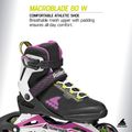 Moteriški riedučiai Rollerblade Macroblade 80 W black/dark fuchsia 7
