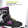 Moteriški riedučiai Rollerblade Macroblade 80 W black/dark fuchsia 10