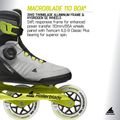 Vyriški riedučiai Rollerblade Macroblade 110 Boa black/grey/lime 9
