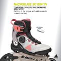 Moteriški riedučiai Rollerblade Macroblade 90 Boa W grey/amethyst rose 8