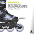 Vaikiški riedučiai Rollerblade Microblade SL Jr black/lavender/light blue 10