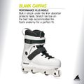 Vyriški riedučiai Rollerblade Blank Canvas white 7