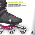 Moteriški riedučiai Rollerblade Macroblade 90 W black/burgundy/ocean green 10