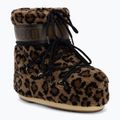 Moteriški sniego batai Moon Boot Icon Low Fleece Leopard cognac/cocoa