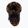 Moteriški sniego batai Moon Boot Icon Low Fleece Leopard cognac/cocoa 5