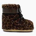 Moteriški sniego batai Moon Boot Icon Low Fleece Leopard cognac/cocoa