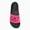 Šlepetės EA7 Emporio Armani Water Sports Visibility pink fluo / black 5
