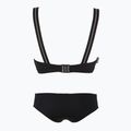 Moteriškas dviejų dalių maudymosi kostiumėlis EA7 Emporio Armani Logo Tape Bikini Top black 2