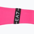 Moteriškas dviejų dalių maudymosi kostiumėlis EA7 Emporio Armani Logo Tape Bikini Top neon pink 8