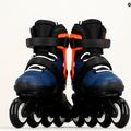 Rollerblade Microblade vaikiškos tamsiai mėlynos ir oranžinės spalvos pačiūžos 07221900 174 13