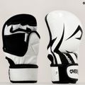 Overlord Sparring MMA graplingo pirštinės natūralios odos baltos spalvos 101003-W/M 8
