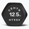 Svarstis Centr Urethane Dumbbell Centr x Hyrox 12,5 kg black 3