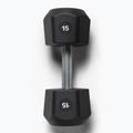 Svarstis Centr Urethane Dumbbell Centr x Hyrox 15 kg black 2