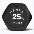 Svarstis Centr Urethane Dumbbell Centr x Hyrox 25 kg black 3