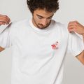 Vyriški marškinėliai Kaotiko Washed Bella Ciao white 3