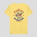 Vyriški marškinėliai Kaotiko Washed Burguer yellow 2