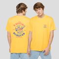 Vyriški marškinėliai Kaotiko Washed Burguer yellow 3