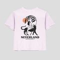 Moteriški marškinėliai Kaotiko Washed Neverland malva 4