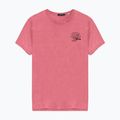 Vyriški marškinėliai Kaotiko Washed No Roles Flower pink flamingo