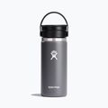 Hydro Flask Wide Flex Sip termo buteliukas 470 ml, pilkos spalvos W16BCX010