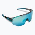 Tifosi Sledge Lite Clarion crystal smoke/clarion blue/ac red/clear dviratininkų akiniai 2