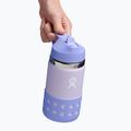 Hydro Flask plačiakaklis su šiaudeliu ir dangteliu 355 ml terminis butelis violetinės spalvos W12BSWBB519 3