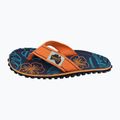 Šlepetės per pirštą Gumbies Islander orange hibiscus 10